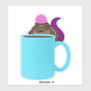 Naughty Squirrel #853 Sticker