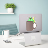 Naughty Squirrel #887 Sticker (Laptop op bureau)