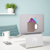 Naughty Squirrel #894 Sticker (Laptop op bureau)