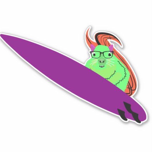 Naughty Squirrel #89 Sticker (Voorkant)