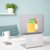 Naughty Squirrel #906 Sticker (Laptop op bureau)