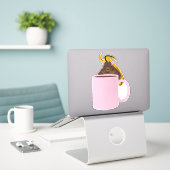 Naughty Squirrel #929 Sticker (Laptop op bureau)
