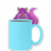 Naughty Squirrel #978 Sticker (Voorkant)