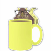 Naughty Squirrel #978 Sticker (Voorkant)