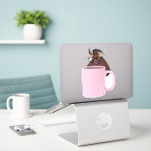 Naughty Squirrel #978 Sticker (Laptop op bureau)