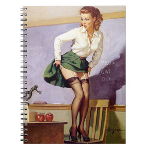  Naughty Teacher Pin Up Notitieboek