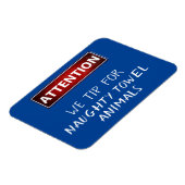 Naughty Towel Animals Funny Cruise Deurmarker Magneet (Linkerzijde)