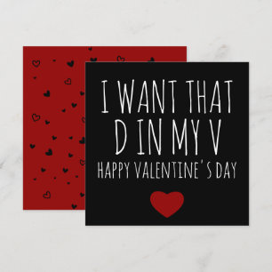Naughty Valentines Carte de Jour pour Boyfriend - 