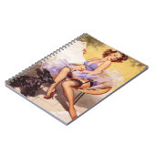 Naughty Violet Pin Up Notitieboek (Linkerzijde)