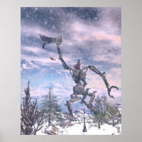 Naughty Vs Nice (22 x 28 inch) Art Print Poster