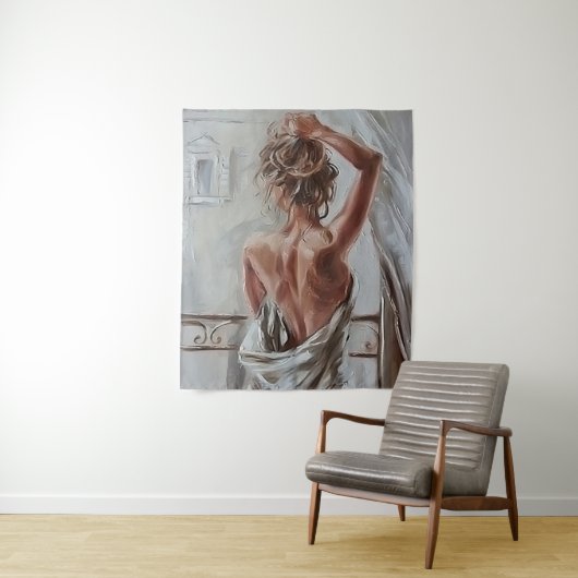 Naughty Wake Up Wandkleed (In situ)