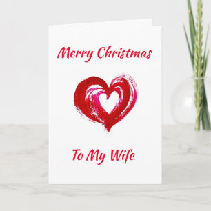 **NAUGHTY WIFE* LOVE BIJ CHRISTMAS FEESTDAGEN KAART