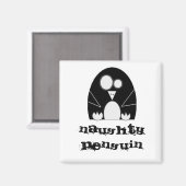 NAUGHTYPENGUIN, Naughty Penguin Magneet (Voorkant / Achterkant)