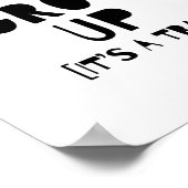 N'augmentez pas C'est un piège imprimé, décoration (Coin)