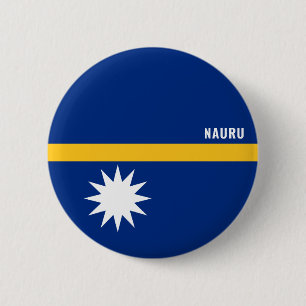 Nauru Flag Charmante Patriottische Button