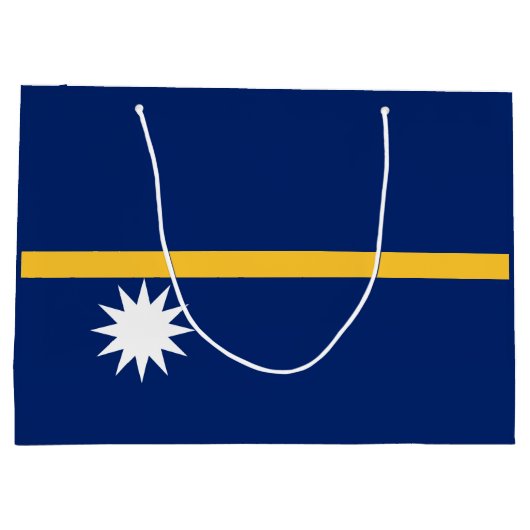 Nauru Flag Groot Cadeauzakje (Achterkant)