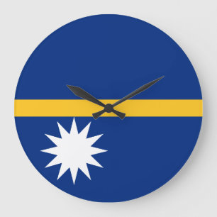 Nauru Flag Grote Klok