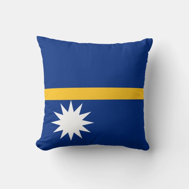 Nauru Flag Kussen (Voorkant)