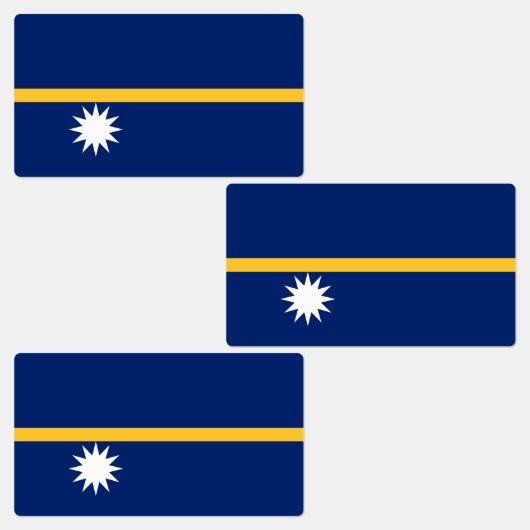 Nauru Flag Labels (Groep)