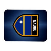 Nauru Flag Magneet (Horizontaal)