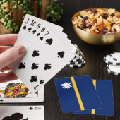 Nauru Flag Pokerkaarten (Insitu)