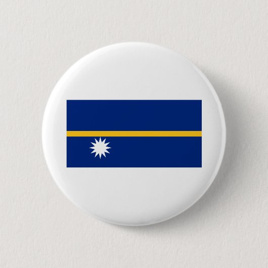 Nauru Flag Ronde Button 5,7 Cm (Voorkant)