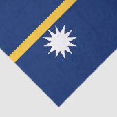 Nauru Flag Tissuepapier (Detail)