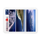 Nauru - I Love - Magnet (Horizontal)
