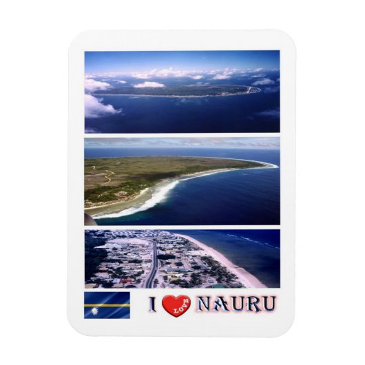 Nauru - I Love - Magnet (Vertical)