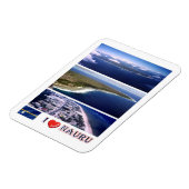 Nauru - I Love - Magnet (Côté Gauche)