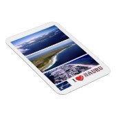 Nauru - I Love - Magnet Magneet (Rechterzijde)