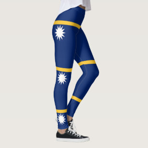Nauru vlag leggings