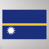 Nauru vlag poster (Voorkant)