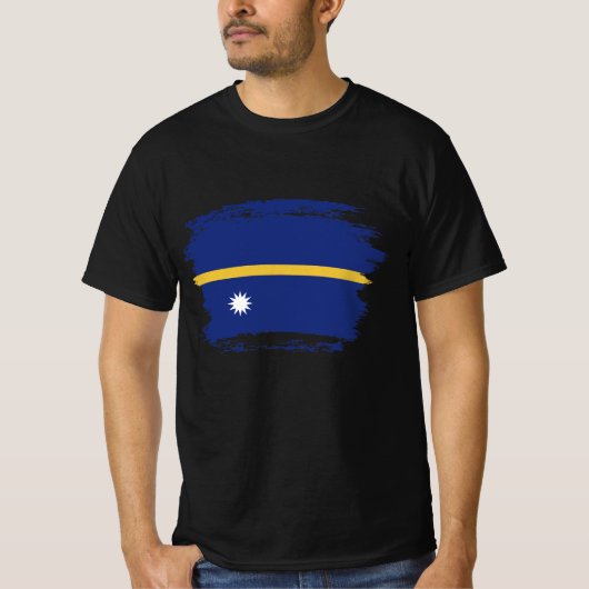 Nauru vlag t-shirt (Voorkant)