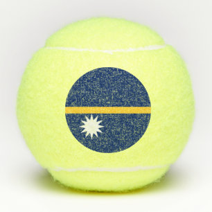 Nauru vlag tennisballen