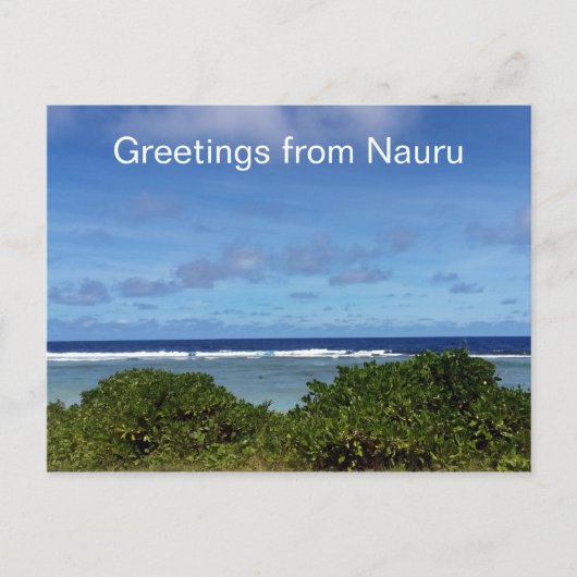 naurugreetings briefkaart (Voorkant)