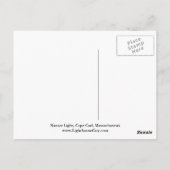 Nauset Light, Cape Cod, Massachusetts Briefkaart (Achterkant)