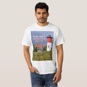 Nauset Light, Cape Cod, Massachusetts Lighthouse T-shirt (Voorkant volledig)