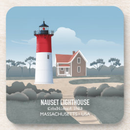 Nauset Lighthouse Bier Onderzetter