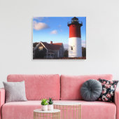 Nauset Lighthouse Canvas Afdruk (Insitu (Woonkamer))