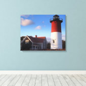 Nauset Lighthouse Canvas Afdruk (Insitu (Houten vloer))