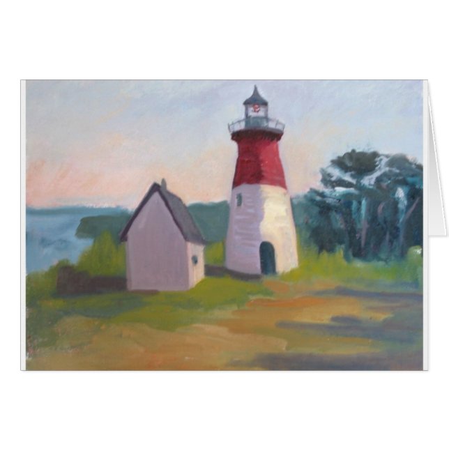 Nauset Lighthouse, Cape Cod Card (Voorkant Horizontaal)