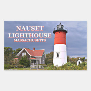 Nauset Lighthouse, Cape Cod, Massachusetts Sticker