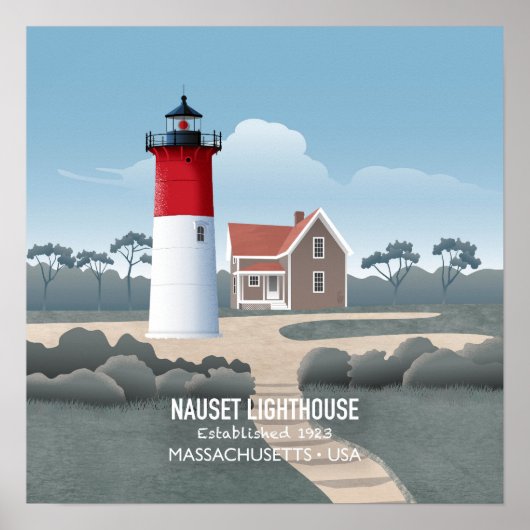 Nauset Lighthouse Poster (Voorkant)