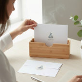 Nauti-Bouy Blue Stripe Sailboat Baby Shower Ronde Sticker