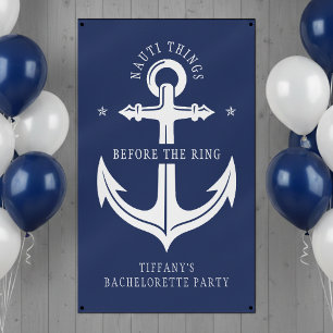 Nauti Dingen Voor de Ring Anker Vrijgezellenfeest Spandoek