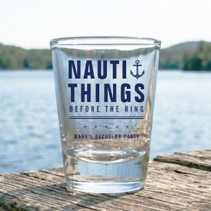 Nauti Dingen Voor de Ring Verlovingsfeest Anker Shot Glas