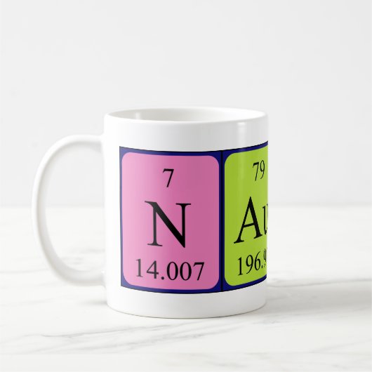Nautica périodique nom de table mug (Gauche)