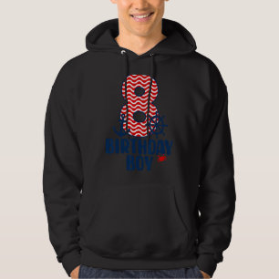 Nautical 8th Birthday Boy Sailors 8 Year Old B Day Hoodie