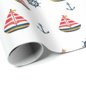 Nautical Adventure Wrapping Paper Cadeaupapier (Rol Hoek)